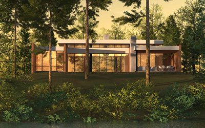 Huron Woods Cottage | Skinner & Skinner Architects Inc.