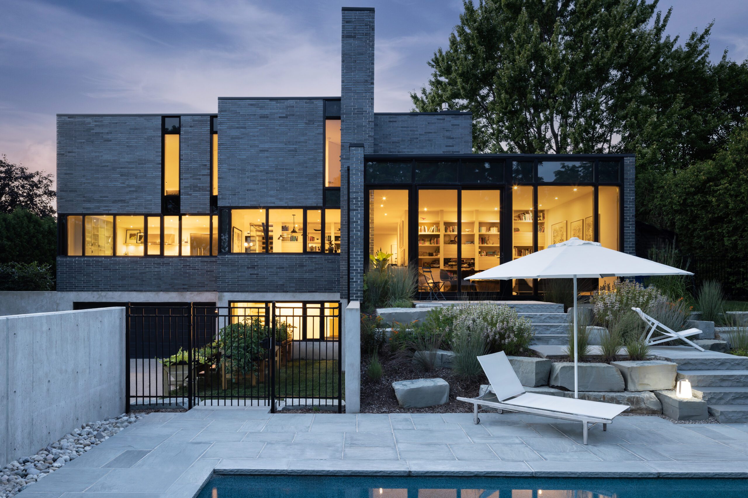 MCM backyard pool view